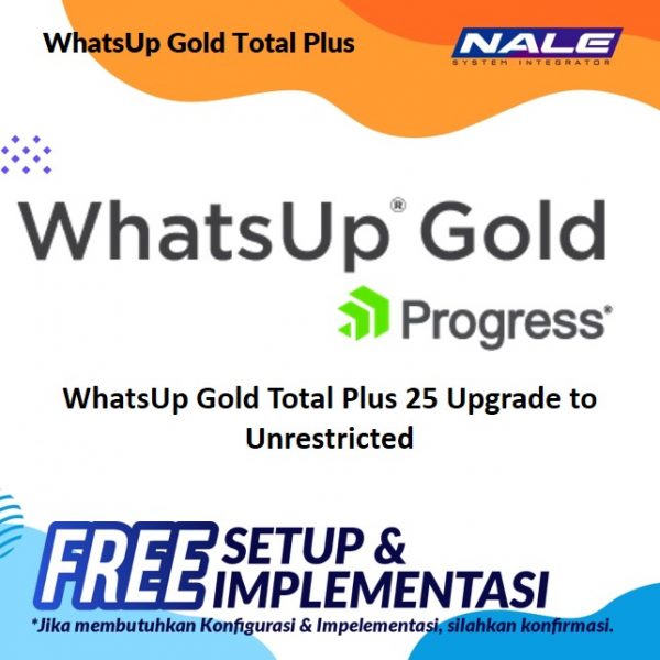 WhatsUp Gold Total Plus 25 Upgrade to Unrestricted